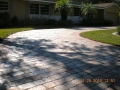 These pavers, view #12, after drying and the application of a satin acrylic sealer the driveway looks brand new!