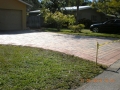 These pavers, view #13, after drying and the application of a satin acrylic sealer the driveway looks brand new!