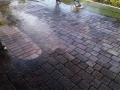 These pavers, view #4, see the difference the acid wash and the  pressure washing makes