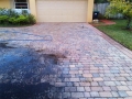 These pavers, view #7, see the difference the acid wash and the  pressure washing has made after the high pressure rinse