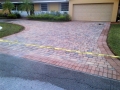 These pavers, view #8, see the difference the acid wash and the  pressure washing has made after the high pressure rinse
