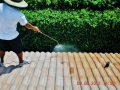 Anti-mold-spray-treatment-view-2-of-these-roof-barrel-tiles-to-prevent-mold